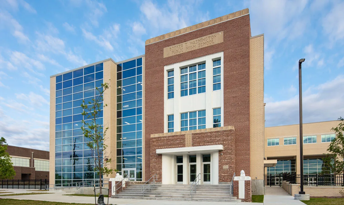 Tulipan rebuilds schools after disasters. Client in image: Recovery School District of New Orleans.